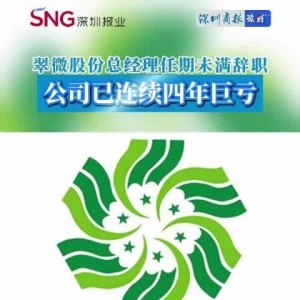 视频|翠微股份总经理任期末满辞职，公司已连续四年巨亏 ...