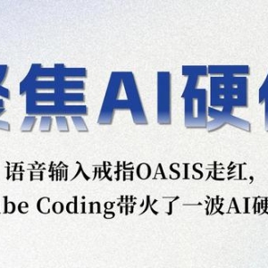 不做小号手环！这款智能戒指瞄准语音输入，抢占Vibe入口 ...